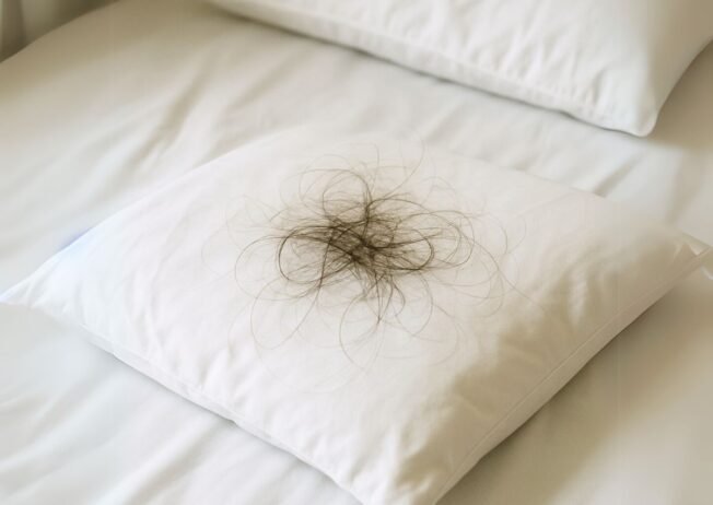 hair loss on after sleep dusky monk