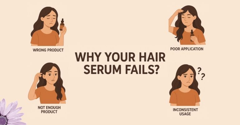7 Shocking Reasons Why Your Hair Serum Fails (Dusky Monk’s Solutions 2025) 1 why your Rosemary hair serum not working and your hair still falling