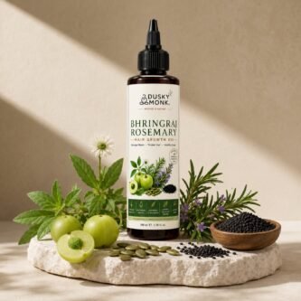 Anti DHT, Adrogenetic hair fall hair oil with Pumpkin seeds, Bhringraj, Rosemary, etc